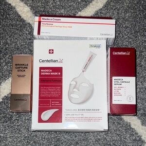 Centellian24 Madeca Skincare Set — White Madeca Derma Mask III & Essentials